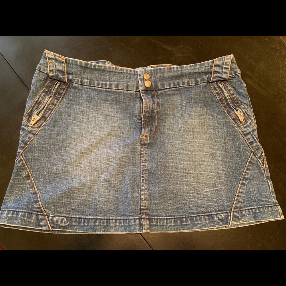 Bebe Denim Skirt